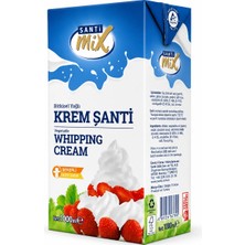 Şanti Mix 1 lt Bitkisel Sıvı Şanti Krema Şantisi Doğal Malzemelerle Hazırlanmış