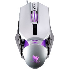 MF Product Strike 0574 Kablolu Gaming Mouse 3200 DPI Gri Oyun İçin RGB Aydınlatmalı