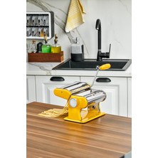 Cooker 3 Fonksiyonlu Hamur Erişte Makarna Kesme Makinesi Sarı CKR3844