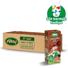 Sütaş Çikolatalı Süt 200 ml 27 Adet Çocuklar İçin Güçlü Bağışıklık Destekleyici