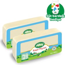 Sütaş Kaşar Peyniri 1000 G x 2 Doğal Lezzet ile Kahvaltı ve Ara Öğünler İçin Uygun