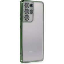 Sb Shopping Galaxy S21 Kılıf Lensli - Yeşil