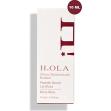 h.OLA Lip Gloss | Dudak Parlatıcısı | Kalıcı, Yüksek Pigmentli | Peptide-Boost| Berry Blıss