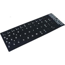 Hadron HD3218 Q Siyah Renkli Türkçe Klavye Tuş Takımı Sticker Şık Tasarım ve Evinize Değer Katar