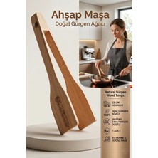 Transformacion Gürgen Ahşap Maşa 28 cm Servis Salata Izgara Maşası (Teflon Çizmez) 720581