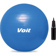 Voit 65 Cm Mavi Pilates Topu Tekil Kullanım Amacı ile Dayanıklı ve Kaymaz Yüzey