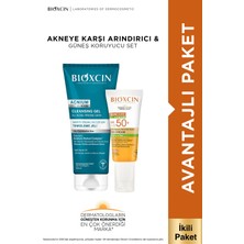 Bioxcin Akneye Karşı Arındırıcı & Güneş Koruyucu Set