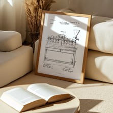 Pegziz Şişe Doldurma Makinesi Patent Tablosu Duvar Dekor Tablo