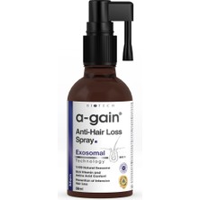 A-Gain 50 ml Erkekler İçin Dökülmeye Karşı Kokusuz Durulanmayan Saç Bakım Spreyi Hipoalerjenik