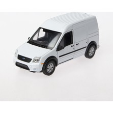 Welly 1:36 Ölçekli Beyaz Diecast Ford Transit Connect Araba Detaylı Tasarım ile