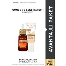 Bioxcin Güneş ve Leke Karşıtı Seti | Melatone Güneş Kremi + Niacinamide Serum