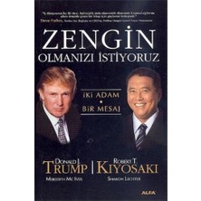 Alfa Yayınları Zengin Olmanızı İstiyoruz - İki Adam Bir Mesaj - Sharon Lechter Alfa Yayıncılık 440 Sayfa