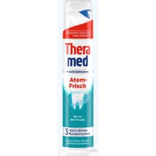 Theramed Atem-Frisch Florürlü Diş Macunu 16 Saat Taze ve Ferah Nefes Için 100 ml