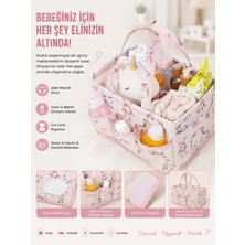 Tex Republic Alas Baby Bebek Bakım Çantası Düzenleyici-Pembe Baby Yeni Doğan Çantası  (30*20*21 Cm)