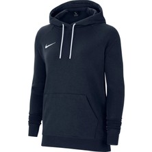 Nike Kadın Kapüşonlu Düz Desenli Park Fleece Pullover Sweatshirt Sezonluk Lacivert XL