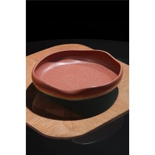 Rinart 30 cm Rosa Desenli Porselen Salata ve Servis Kasesi