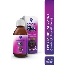 Aroxir Kids Support Çocuklarda Bağışıklık Sistemine Destek Aronya, Vitamin C, Beta Glukan ve Çinko 150 ml