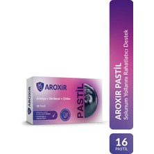 Aroxir Pastil Solunum Yollarını Rahatlatıcı ve Koruyucu Destek Aronya, Zerdeçal ve Çinko 16\'lı Pastil
