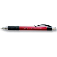 Faber-Castell 0.7 mm Mekanik Kurşun Kalem Kırmızı Renkli Uzun Ömürlü Mekanizma ile Kesintisiz Yazma (5081133820)