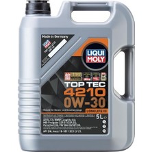 Liqui Moly Lıquı Moly 0W30 Vw Motor Yağı Tam Sentetik Top Tec 4210 5 Litre (21605)