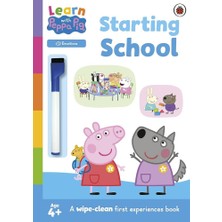 Ladybird Learn With Peppa Starting School Wipe-Clean Activity Book