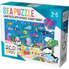 Headu Ecoplay Shaped Puzzle Sea (2-5 Yaş)