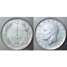 Banknoting Türkiye Cumhuriyeti 1 Lira 1973.