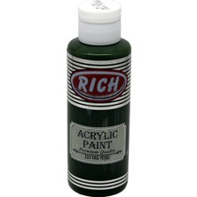 Rich Akrilik Boya 120 cc Yağ Yeşili 210 Modeli ile Hobi ve Sanat İçin Uygun