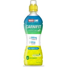 Hardline Nutrition Carnifit Ananas Aromalı 500 ML - 1 Şişe L-Karnitin İçerikli Ürün Türkiye Menşeli