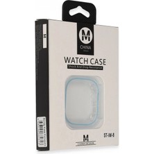Marsilyan™- Apple Watch 45MM Bondy Kasa Koruyucu - Sierra Blue