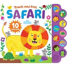 North Parade Publishing Touch & Feel Sound Book Safari