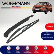 Wöbermann Peugeot 2008 2013-2019 Arka Silecek Kolu ve Süpürgesi Komple