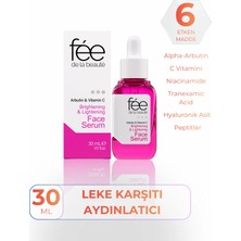 Fee de la Beaute Arbutin C Vitamin Leke Karşıtı, Cilt Tonu Eşitleyici, Aydınlatıcı Cilt Serumu 30 ml
