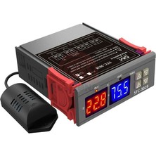 Çınar Hobi STC-3028 Isı ve Nem Ölçer Termostat Çift Ekran 220V ABS Malzeme ile Yüksek Doğruluk