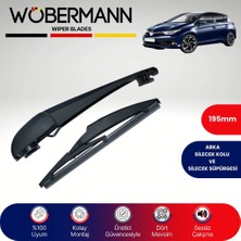 Wöbermann Toyota Auris 2012-2015 Arka Silecek Kolu ve Süpürgesi Komple