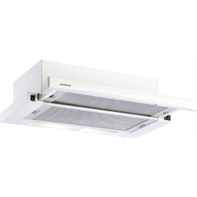 Silverline 1140 Crystal Beyaz Aspiratör 360 m3/saat Maksimum Emiş Özellikli Şık Tasarım