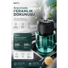 Wair Tech Şarjlı Araç Içi Parfüm Difüzörü Kokulu Hava Nemlendirici Humudifier