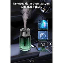 Wair Tech Şarjlı Araç Içi Parfüm Difüzörü Kokulu Hava Nemlendirici Humudifier