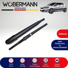 Wöbermann Peugeot 308 Mk2 2013-2021 Arka Silecek Kolu ve Süpürgesi Komple