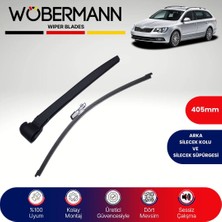 Wöbermann Skoda Superb 3t5 (Fıskiyeli) 2010-2015 Arka Silecek Kolu ve Süpürgesi Komple