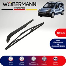 Wöbermann Citroen Nemo Tek Kapı 2008-2018 Arka Silecek Kolu ve Süpürgesi Komple