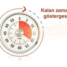 Armasse Oval Şekilde Mekanik Mutfak Zamanlayıcısı 60 Dakika Geri Sayım Timerı Yüksek Hassasiyetli Mekanizma