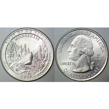 Banknoting Amerika Çeyrek Dolar 2019 D Hatıra-Idaho. Çil(-)