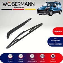 Wöbermann Peugeot Bipper Tek Kapı 2008-2018 Arka Silecek Kolu ve Süpürgesi Komple