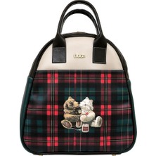 Dogo Kadın Vegan Deri Bej Sırt Çantası - Teddy Bear Tasarım