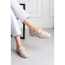 Pabuç Rüyası Rugan Tokalı Klasik Loafer Babet