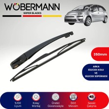 Wöbermann Citroen C4 Picasso B58 Açılır Camlı 2007-2013 Arka Silecek Kolu ve Süpürgesi Komple