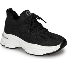 Zeytuk Siyah Sneakers Tekstil Kadın Ayakkabı