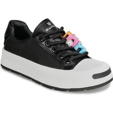 Zeytuk Siyah Sneakers Tekstil Kadın Ayakkabı