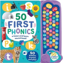 North Parade Publishing 50 First Phonics (50 Button Photo Sound Book)